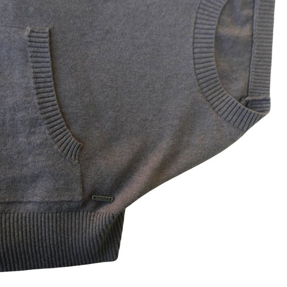 Prana Daria Cocoon Knit Hoodie Sweater Organic Cotton Merino Wool Blend Truffle - Picture 4 of 6